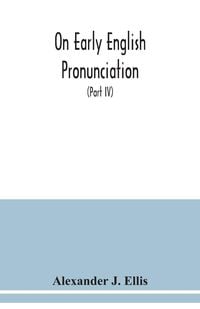 Produktbild: On early English pronunciation