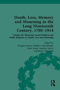 Produktbild: Death, Loss, Memory and Mourning in the Long Nineteenth Century, 1780-1914