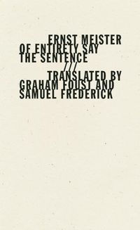 Produktbild: Of Entirety Say the Sentence