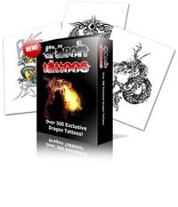 Produktbild: Drachen Tattoos - Dragon Tattoos.