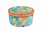 Bild vom Artikel Scratch - Puzzle Weltkarte mit Tieren 100 Teile vom Autor 