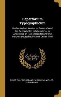 Produktbild: Repertorium Typographicum
