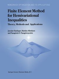 Produktbild: Finite Element Method for Hemivariational Inequalities