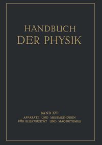Produktbild: Apparate und Messmethoden f&uuml;r Elektrizit&auml;t und Magnetismus