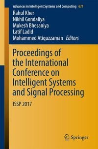 Produktbild: Proceedings of the International Conference on Intelligent Systems and Signal Processing