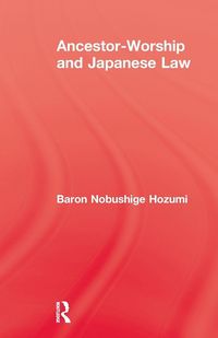 Produktbild: Ancestor Worship & Japanese Law