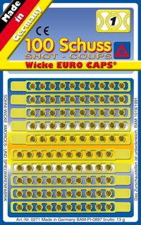 Produktbild: Corvus A400061 - Sohni-Wicke Plastik StreifenAmorces, Shot-Coups 100 Schuss