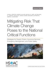 Produktbild: Mitigating Risk That Climate Change Poses to the National Critical Functions