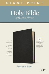 Produktbild: KJV Personal Size Giant Print Bible, Filament Enabled Edition (Genuine Leather, Black)
