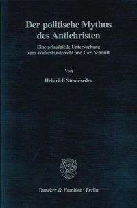 Produktbild: Der politische Mythus des Antichristen.