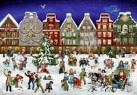 Produktbild: Puzzle-Adventskalender &ndash; Winterabend in der Stadt