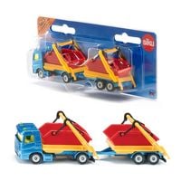 Produktbild: Siku 1695 LKW mit Absetzmulde und Anh&auml;nger