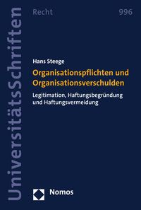 Produktbild: Organisationspflichten und Organisationsverschulden