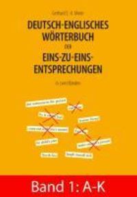 Produktbild: Deutsch-englisches W&ouml;rterbuch der Eins-zu-eins-Entsprechungen in zwei B&auml;nden