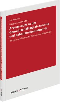 Produktbild: Arbeitsrecht in der Gemeinschaftsgastronomie und Lebensmittelindustrie