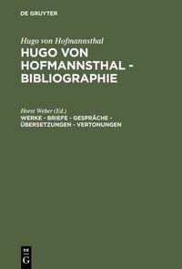 Produktbild: Werke - Briefe - Gespr&auml;che - &Uuml;bersetzungen - Vertonungen