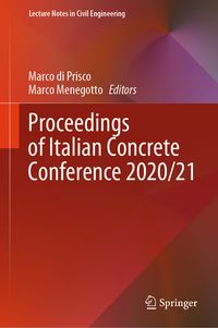 Produktbild: Proceedings of Italian Concrete Conference 2020/21