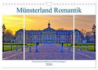 Produktbild: M&uuml;nsterland Romantik - Romantische Schl&ouml;sser und Wasserburgen (Wandkalender 2026 DIN A4 quer), CALVENDO Monatskalender