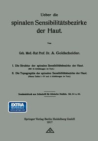 Produktbild: Ueber die spinalen Sensibilit&auml;tsbezirke der Haut
