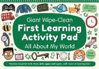 Produktbild: Giant Wipe-Clean First Learning Activity Pad All About My World