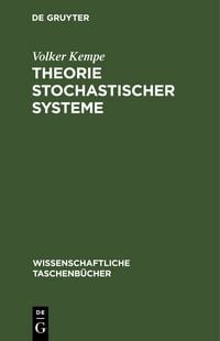 Produktbild: Theorie stochastischer Systeme