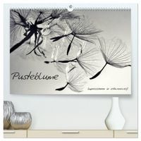Produktbild: Pusteblume - Impressionen in schwarzwei&szlig; (hochwertiger Premium Wandkalender 2026 DIN A2 quer), Kunstdruck in Hochglanz