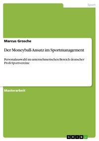 Produktbild: Der Moneyball-Ansatz im Sportmanagement