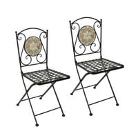 Produktbild: HTI-Line Metallstuhl 2er Set Metallstuhl 2er Set