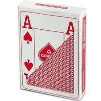 Produktbild COPAG® 100% Plastik Poker Jumbo Index rot
