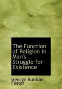 Produktbild: The Function of Religion in Man's Struggle for Existence