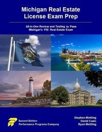 Produktbild: Michigan Real Estate License Exam Prep: All-in-One Review and Testing to Pass Michigan's PSI Real Estate Exam