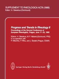Produktbild: Progress and Trends in Rheology II
