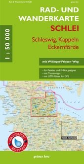 Produktbild: Rad- und Wanderkarte Schlei - Schleswig, Kappeln, Eckernförde