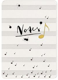 Bild vom Artikel Notizhefte DIN A5 - All about music vom Autor 