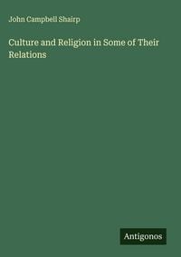 Produktbild: Culture and Religion in Some of Their Relations