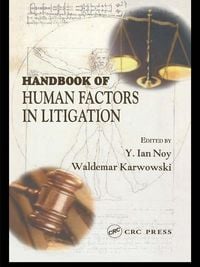 Produktbild: Handbook of Human Factors in Litigation