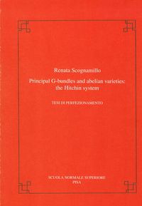 Produktbild: Principal G-bundles and abelian varieties: the Hitchin system