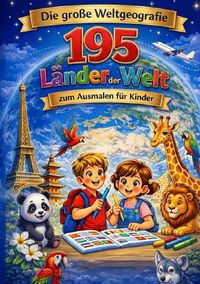 Produktbild: Die gro&szlig;e Weltgeografie zum Ausmalen f&uuml;r Kinder