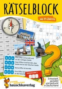 Produktbild: R&auml;tselblock ab 11 Jahre