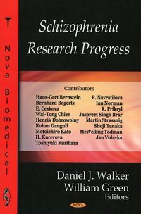 Produktbild: Schizophrenia Research Progress