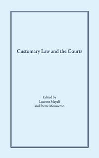 Produktbild: Customary Law and the Courts