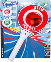 Produktbild: Speedzone Polizeikelle mit 2 LED-Lichtern, W190 x H250 mm