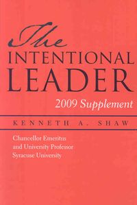 Produktbild: The Intentional Leader: 2009 Supplement