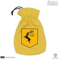 Produktbild: Pegasus QWO98222 - Game of Thrones, Baratheon, gelb, W&uuml;rfelbeutel, 16,5cm