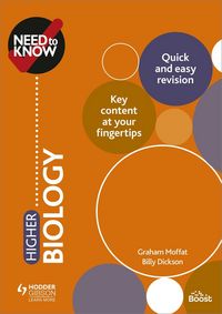 Produktbild: Moffat, G: Need to Know: Higher Biology