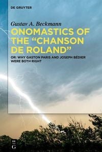 Produktbild: Onomastics of the "Chanson de Roland"