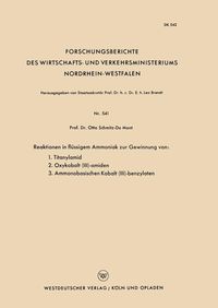 Produktbild: Reaktionen in fl&uuml;ssigem Ammoniak zur Gewinnung von: 1. Titanylamid. 2. Oxykobalt (III)-amiden. 3. Ammonobasischen Kobalt (III)-benzylaten
