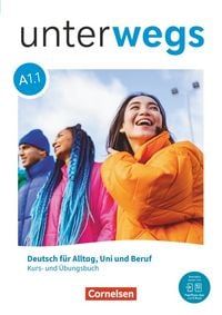 Produktbild: Unterwegs A1: Teilband 1 - Allgemeine Ausgabe - Kurs- und Übungsbuch inkl. E-Book und PagePlayer-App
