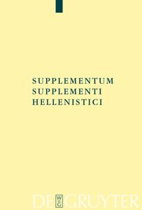 Produktbild: Supplementum Supplementi Hellenistici