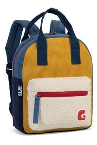 Produktbild: SIEBER Gl&uuml;hw&uuml;rmchen - Kinderrucksack, KIGA Kindergartenrucksack Elena, ocker/dunkelblau, 7 Liter